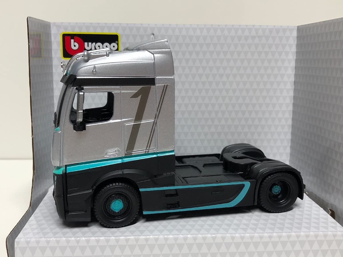 Amazon | burago 1/43 Mercedes Benz Actros トレーラーヘッド